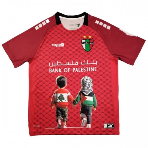 Virallinen Fanipaita Club Deportivo Palestino Special 2025 Punainen - Miesten Virallinen Fanipaita Club Deportivo Palestino Special 2025 Punainen - Miesten
