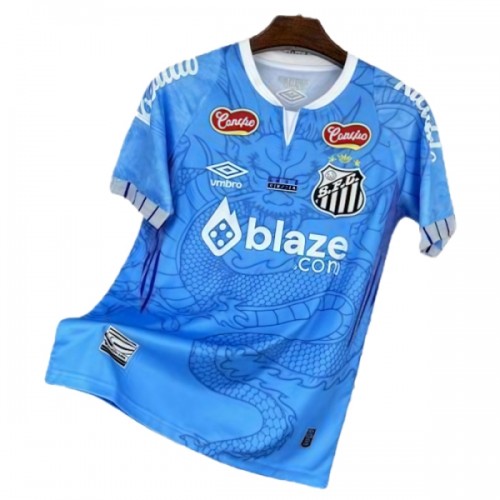 Virallinen Fanipaita Santos FC Dragon 2025-26 Sininen - Miesten Virallinen Fanipaita Santos FC Dragon 2025-26 Sininen - Miesten