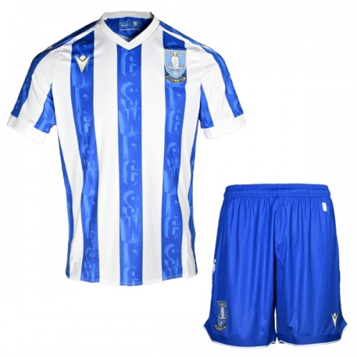Virallinen Fanipaita + Shortsit Sheffield Wednesday Kotipelipaita 2025-26 - Lasten Virallinen Fanipaita + Shortsit Sheffield Wednesday Kotipelipaita 2025-26 - Lasten