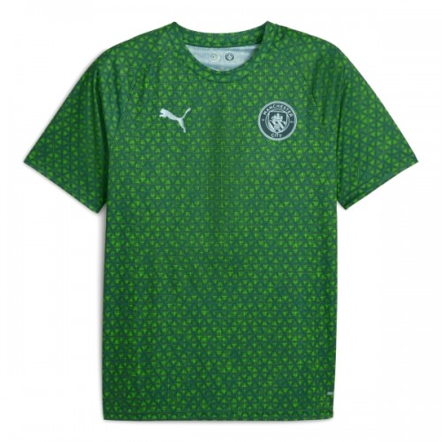 Virallinen Fanipaita Manchester City Pre-Match 2025-26 Vihreä - Miesten Virallinen Fanipaita Manchester City Pre-Match 2025-26 Vihreä - Miesten