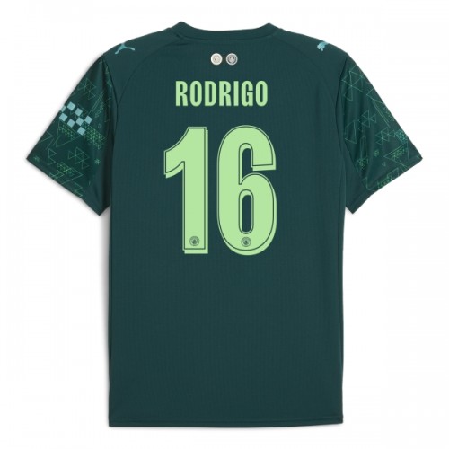 Virallinen Fanipaita Manchester City Rodrigo 16 Ea Sport Neljäs Pelipaita 2025-26 - Miesten Virallinen Fanipaita Manchester City Rodrigo 16 Ea Sport Neljäs Pelipaita 2025-26 - Miesten