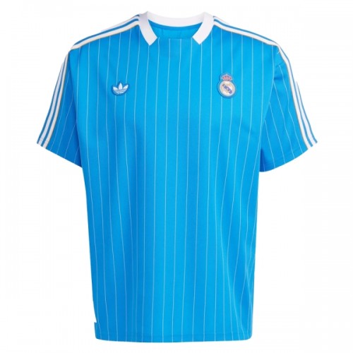 Virallinen Fanipaita Real Madrid Terrace Icons 2025-26 Sininen - Miesten Virallinen Fanipaita Real Madrid Terrace Icons 2025-26 Sininen - Miesten