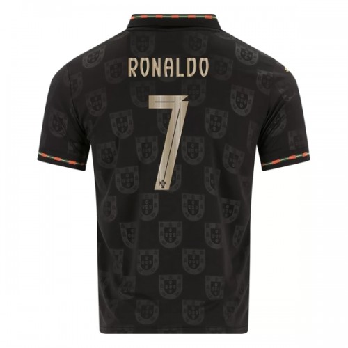 Virallinen Fanipaita Portugali Black Panther Ronaldo 7 Special Edition 2025-26 - Miesten Virallinen Fanipaita Portugali Black Panther Ronaldo 7 Special Edition 2025-26 - Miesten