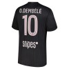 Virallinen Fanipaita Paris Saint-Germain O. Dembele 10 Jordan Neljäs Pelipaita 2025-26 - Miesten