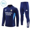 Real Madrid Training Huppari 2025-26 Neljännes Zip Navy - Lasten