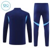 Real Madrid Training Huppari 2025-26 Neljännes Zip Navy - Lasten