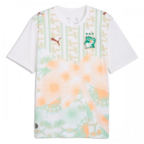 Virallinen Fanipaita Norsunluurannikko Vieraspelipaita MM-Kisat 2026 - Miesten Virallinen Fanipaita Norsunluurannikko Vieraspelipaita MM-Kisat 2026 - Miesten