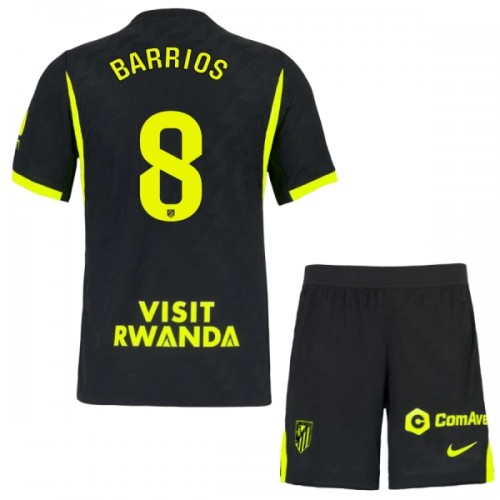 Virallinen Fanipaita + Shortsit Atlético Madrid Barrios 8 Vieraspelipaita 2026-27 - Lasten Virallinen Fanipaita + Shortsit Atlético Madrid Barrios 8 Vieraspelipaita 2026-27 - Lasten