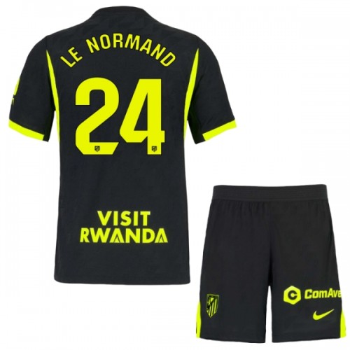 Virallinen Fanipaita + Shortsit Atlético Madrid Le Normand 24 Vieraspelipaita 2026-27 - Lasten Virallinen Fanipaita + Shortsit Atlético Madrid Le Normand 24 Vieraspelipaita 2026-27 - Lasten