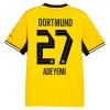 Virallinen Fanipaita Borussia Dortmund Adeyemi 27 Kotipelipaita 2026-27 - Miesten Virallinen Fanipaita Borussia Dortmund Adeyemi 27 Kotipelipaita 2026-27 - Miesten