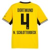 Virallinen Fanipaita Borussia Dortmund N. Schlotterbeck 4 Kotipelipaita 2026-27 - Miesten Virallinen Fanipaita Borussia Dortmund N. Schlotterbeck 4 Kotipelipaita 2026-27 - Miesten