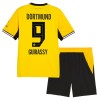 Virallinen Fanipaita + Shortsit Borussia Dortmund Guirassy 9 Kotipelipaita 2026-27 - Lasten Virallinen Fanipaita + Shortsit Borussia Dortmund Guirassy 9 Kotipelipaita 2026-27 - Lasten