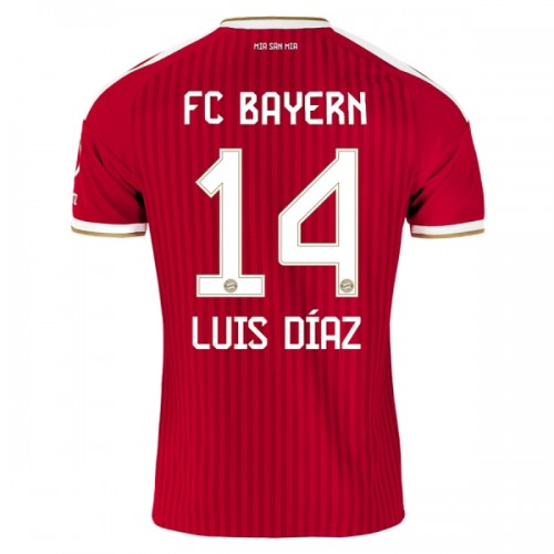 Virallinen Fanipaita FC Bayern München Luis Diaz 14 Kotipelipaita 2026-27 - Miesten Virallinen Fanipaita FC Bayern München Luis Diaz 14 Kotipelipaita 2026-27 - Miesten