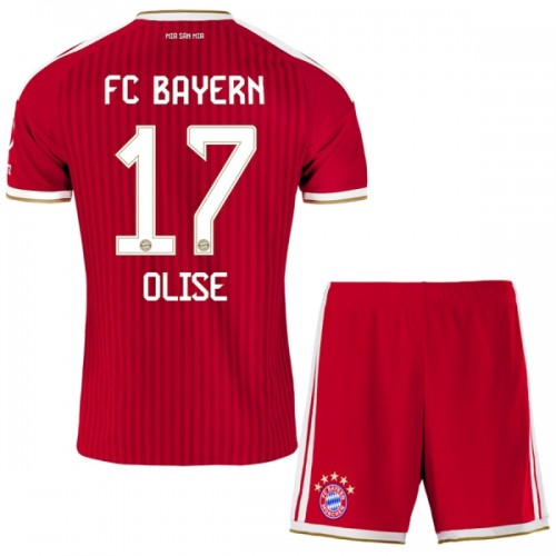 Virallinen Fanipaita + Shortsit FC Bayern München Olise 17 Kotipelipaita 2026-27 - Lasten Virallinen Fanipaita + Shortsit FC Bayern München Olise 17 Kotipelipaita 2026-27 - Lasten
