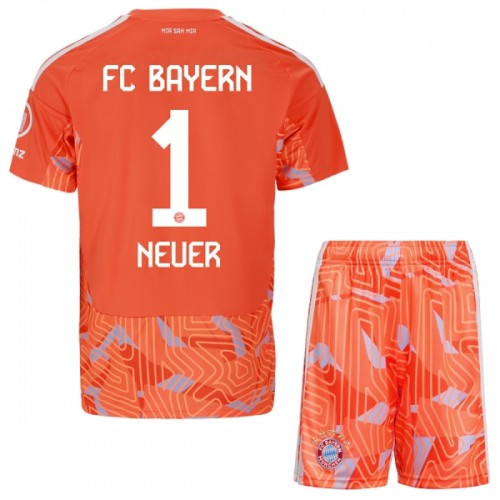 Virallinen Fanipaita + Shortsit Maalivahdin FC Bayern München Neuer 1 Vieraspelipaita 2026-27 - Lasten Virallinen Fanipaita + Shortsit Maalivahdin FC Bayern München Neuer 1 Vieraspelipaita 2026-27 - Lasten