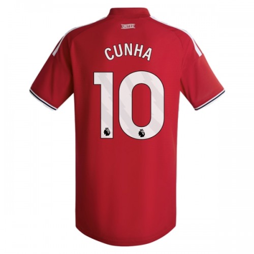 Virallinen Fanipaita Manchester United Cunha 10 Kotipelipaita 2026-27 - Miesten Virallinen Fanipaita Manchester United Cunha 10 Kotipelipaita 2026-27 - Miesten