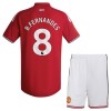 Virallinen Fanipaita + Shortsit Manchester United B. Fernandes 8 Kotipelipaita 2026-27 - Lasten Virallinen Fanipaita + Shortsit Manchester United B. Fernandes 8 Kotipelipaita 2026-27 - Lasten