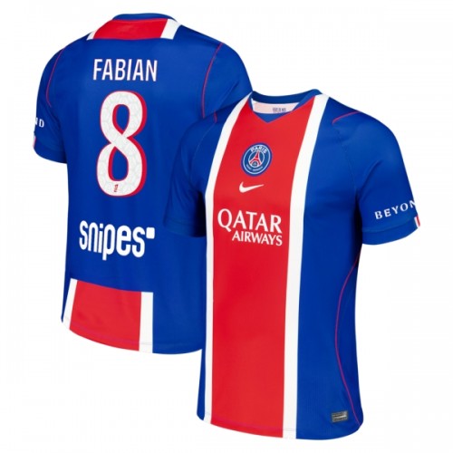 Virallinen Fanipaita Paris Saint-Germain Fabian 8 Kotipelipaita 2026-27 - Miesten Virallinen Fanipaita Paris Saint-Germain Fabian 8 Kotipelipaita 2026-27 - Miesten