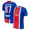 Virallinen Fanipaita Paris Saint-Germain Joao Neves 87 Kotipelipaita 2026-27 - Miesten