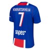 Virallinen Fanipaita Paris Saint-Germain Kvaratskhelia 7 Kotipelipaita 2026-27 - Miesten