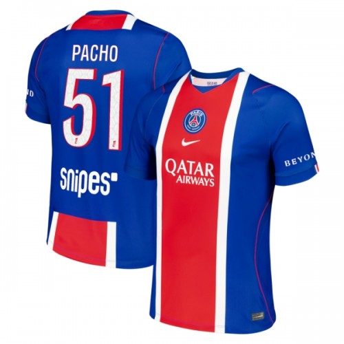 Virallinen Fanipaita Paris Saint-Germain Pacho 51 Kotipelipaita 2026-27 - Miesten Virallinen Fanipaita Paris Saint-Germain Pacho 51 Kotipelipaita 2026-27 - Miesten
