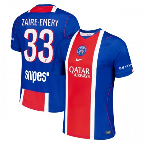 Virallinen Fanipaita Paris Saint-Germain Zaire Emery 33 Kotipelipaita 2026-27 - Miesten Virallinen Fanipaita Paris Saint-Germain Zaire Emery 33 Kotipelipaita 2026-27 - Miesten