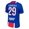 Virallinen Fanipaita + Shortsit Paris Saint-Germain Bradley Barcola 29 Kotipelipaita 2026-27 - Lasten