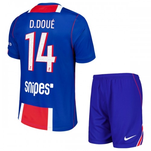 Virallinen Fanipaita + Shortsit Paris Saint-Germain Desire Doue 14 Kotipelipaita 2026-27 - Lasten Virallinen Fanipaita + Shortsit Paris Saint-Germain Desire Doue 14 Kotipelipaita 2026-27 - Lasten
