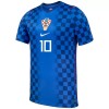 Virallinen Fanipaita + Shortsit Kroatia Modrić 10 Vieraspelipaita MM-Kisat 2026 - Lasten