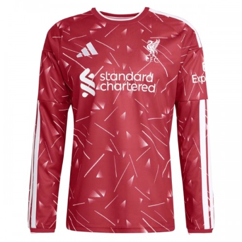 Virallinen Fanipaita Pitkähihainen Liverpool Kotipelipaita 2026-27 - Miesten Virallinen Fanipaita Pitkähihainen Liverpool Kotipelipaita 2026-27 - Miesten