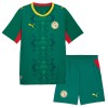 Virallinen Fanipaita + Shortsit Senegal Vieraspelipaita MM-Kisat 2026 - Lasten Virallinen Fanipaita + Shortsit Senegal Vieraspelipaita MM-Kisat 2026 - Lasten
