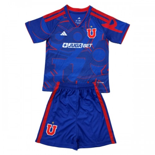 Virallinen Fanipaita + Shortsit Universidad de Chile Kotipelipaita 2026-27 - Lasten Virallinen Fanipaita + Shortsit Universidad de Chile Kotipelipaita 2026-27 - Lasten