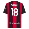 Virallinen Fanipaita AC Milan Nkunku 18 Kotipelipaita 2026-27 - Miesten