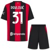 Virallinen Fanipaita + Shortsit AC Milan Pavlovic 31 Kotipelipaita 2026-27 - Lasten