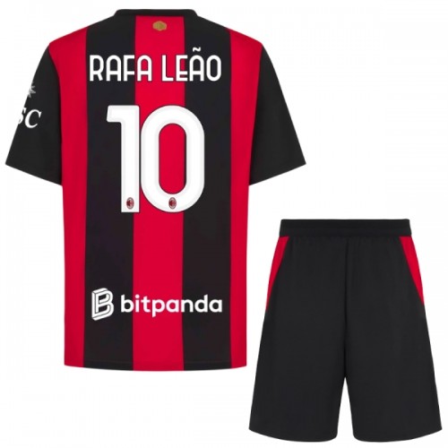 Virallinen Fanipaita + Shortsit AC Milan Rafael Leao 10 Kotipelipaita 2026-27 - Lasten Virallinen Fanipaita + Shortsit AC Milan Rafael Leao 10 Kotipelipaita 2026-27 - Lasten