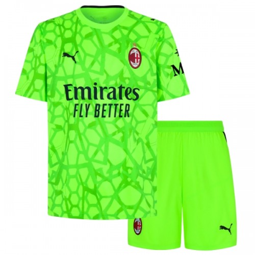 Virallinen Fanipaita + Shortsit Maalivahdin AC Milan Kolmas Pelipaita 2026-27 - Lasten Virallinen Fanipaita + Shortsit Maalivahdin AC Milan Kolmas Pelipaita 2026-27 - Lasten