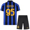 Virallinen Fanipaita + Shortsit Inter Milan Bastoni 95 Kotipelipaita 2026-27 - Lasten