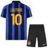 Virallinen Fanipaita + Shortsit Inter Milan Lautaro 10 Kotipelipaita 2026-27 - Lasten