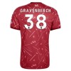 Virallinen Fanipaita Liverpool Gravenberch 38 Kotipelipaita 2026-27 - Miesten Virallinen Fanipaita Liverpool Gravenberch 38 Kotipelipaita 2026-27 - Miesten