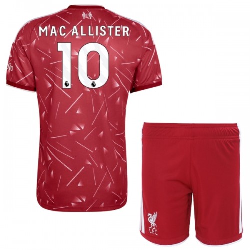 Virallinen Fanipaita + Shortsit Liverpool Mac Allister 10 Kotipelipaita 2026-27 - Lasten Virallinen Fanipaita + Shortsit Liverpool Mac Allister 10 Kotipelipaita 2026-27 - Lasten