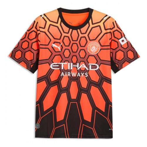 Virallinen Fanipaita Maalivahdin Manchester City Kolmas Pelipaita 2026-27 Oranssi - Miesten Virallinen Fanipaita Maalivahdin Manchester City Kolmas Pelipaita 2026-27 Oranssi - Miesten