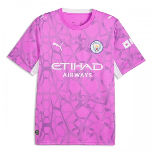 Virallinen Fanipaita Maalivahdin Manchester City Vieraspelipaita 2026-27 Pinkki - Miesten Virallinen Fanipaita Maalivahdin Manchester City Vieraspelipaita 2026-27 Pinkki - Miesten