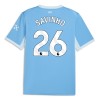 Virallinen Fanipaita Manchester City Savinho 26 Kotipelipaita 2026-27 - Miesten Virallinen Fanipaita Manchester City Savinho 26 Kotipelipaita 2026-27 - Miesten