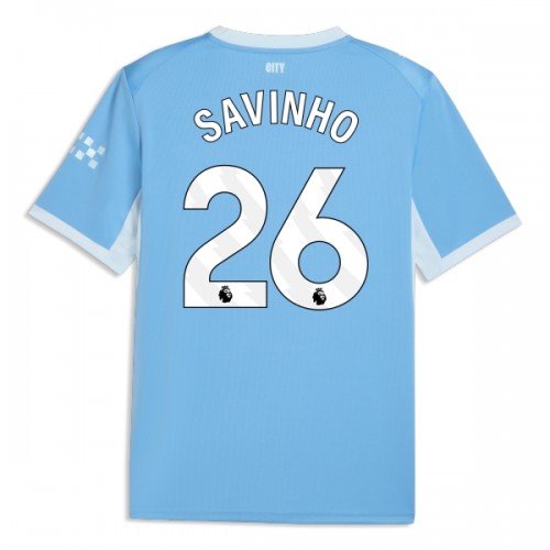 Virallinen Fanipaita Manchester City Savinho 26 Kotipelipaita 2026-27 - Miesten Virallinen Fanipaita Manchester City Savinho 26 Kotipelipaita 2026-27 - Miesten