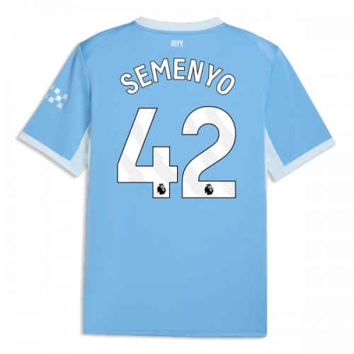 Virallinen Fanipaita Manchester City Semenyo 42 Kotipelipaita 2026-27 - Miesten Virallinen Fanipaita Manchester City Semenyo 42 Kotipelipaita 2026-27 - Miesten