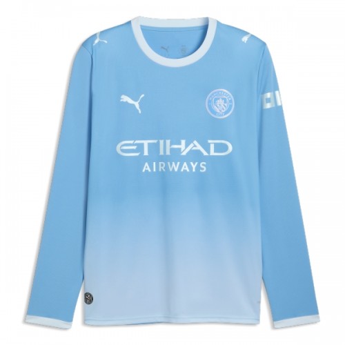 Virallinen Fanipaita Pitkähihainen Manchester City Kotipelipaita 2026-27 - Miesten Virallinen Fanipaita Pitkähihainen Manchester City Kotipelipaita 2026-27 - Miesten