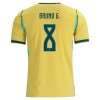 Virallinen Fanipaita Brasilia Bruno Guimaraes 8 Kotipelipaita MM-Kisat 2026 - Miesten Virallinen Fanipaita Brasilia Bruno Guimaraes 8 Kotipelipaita MM-Kisat 2026 - Miesten