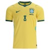 Virallinen Fanipaita Brasilia Bruno Guimaraes 8 Kotipelipaita MM-Kisat 2026 - Miesten