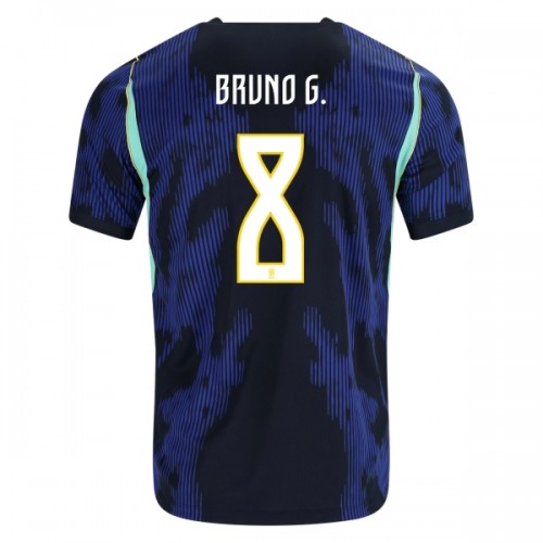 Virallinen Fanipaita Brasilia Bruno Guimaraes 8 Vieraspelipaita MM-Kisat 2026 - Miesten Virallinen Fanipaita Brasilia Bruno Guimaraes 8 Vieraspelipaita MM-Kisat 2026 - Miesten