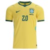Virallinen Fanipaita Brasilia Estevao 20 Kotipelipaita MM-Kisat 2026 - Miesten